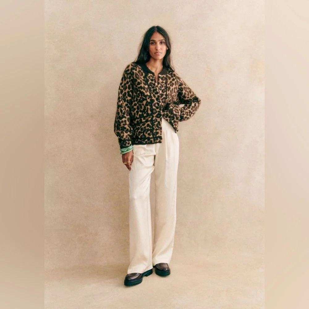 Sezane Noah sweater jacket size Medium, NWOT - Picture 2 of 12